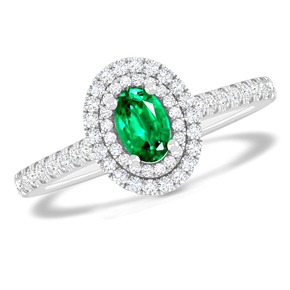 White Gold - Emerald