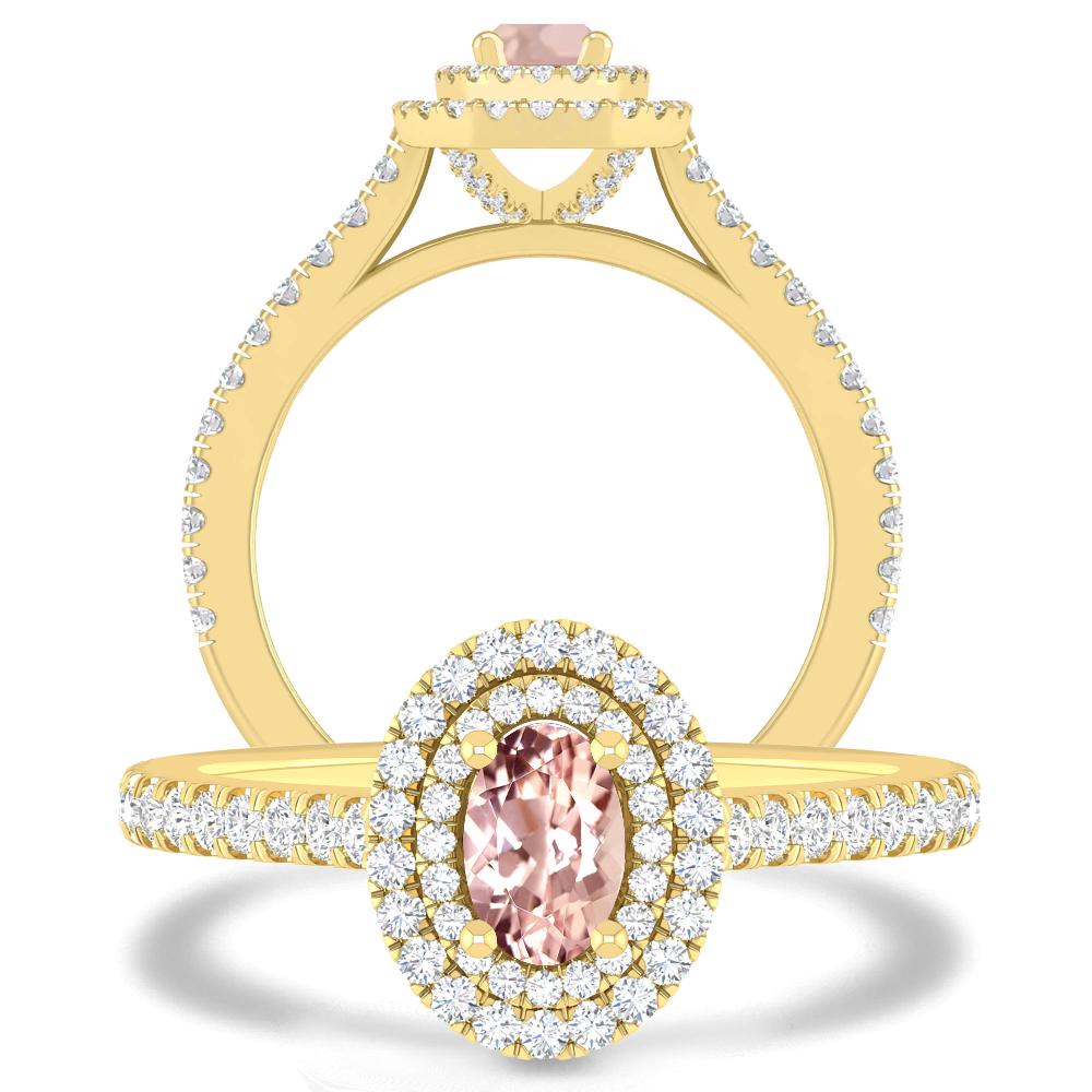 Yellow Gold - Morganite