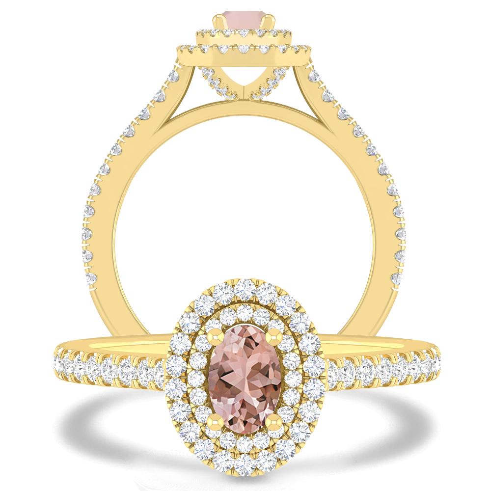 Yellow Gold - Morganite