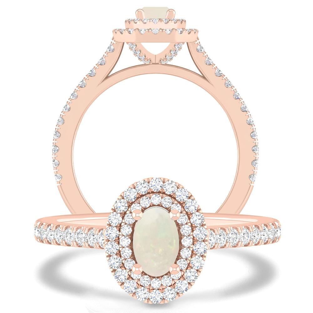 Rose Gold - Opal