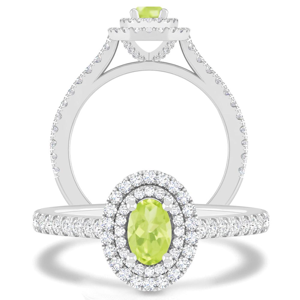 White Gold - Peridot