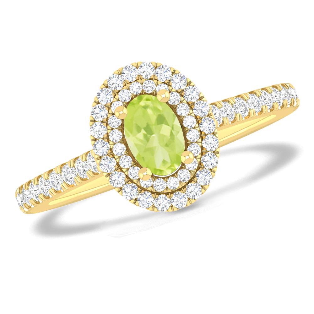 Yellow Gold - Peridot