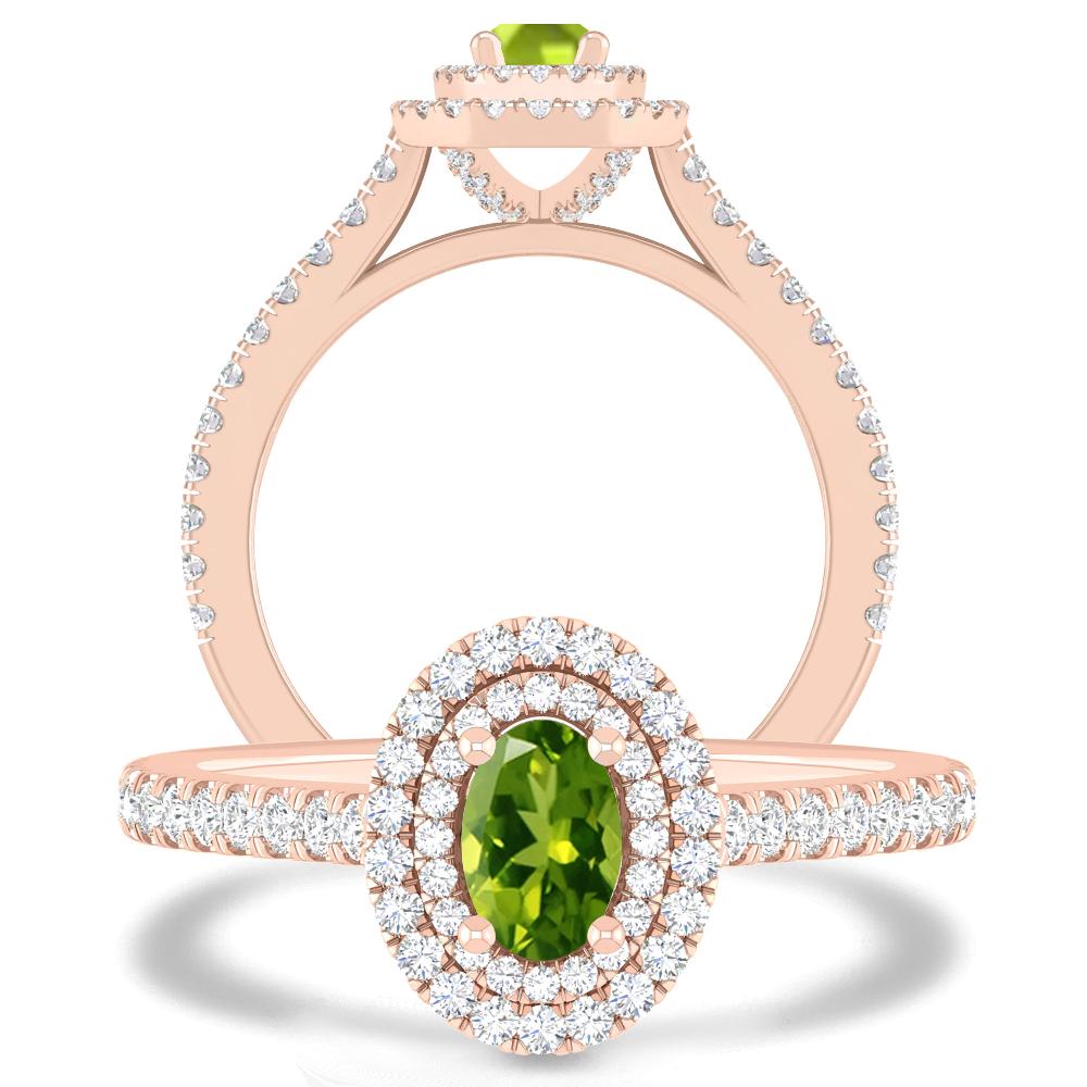 Rose Gold - Peridot