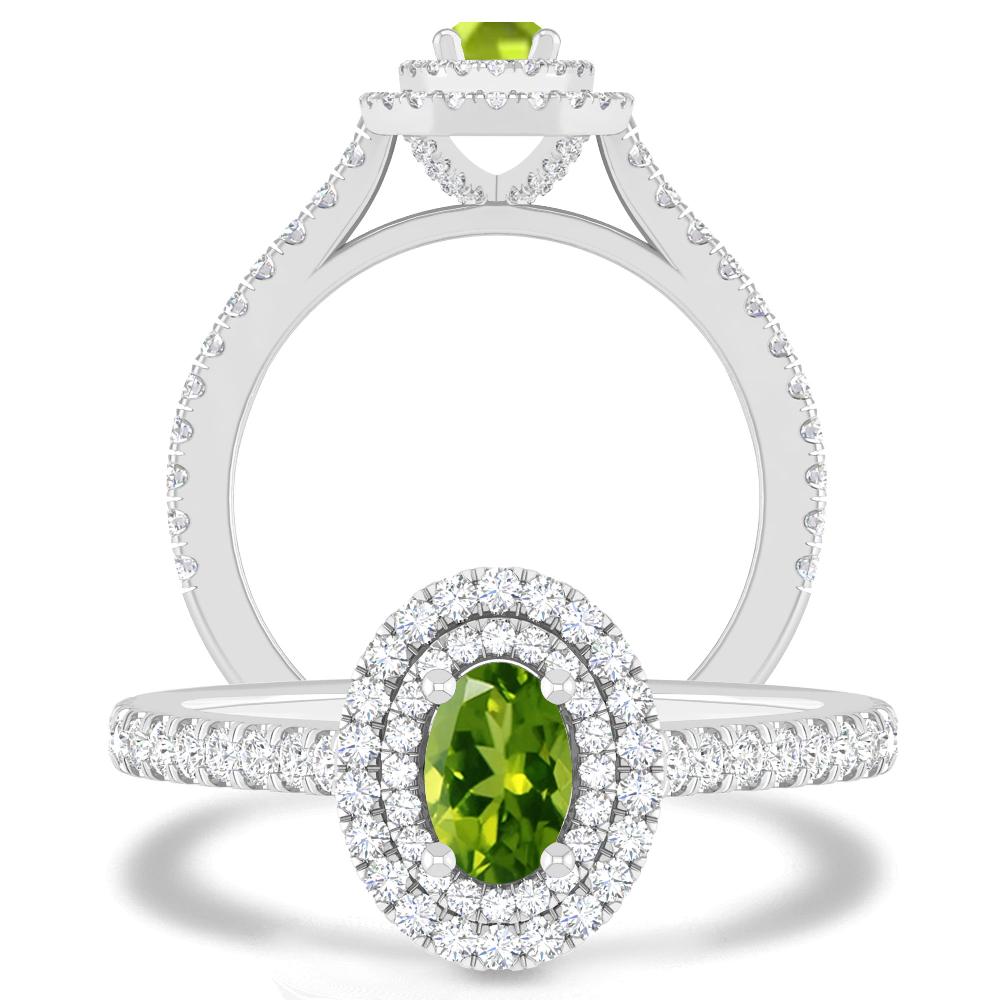 White Gold - Peridot