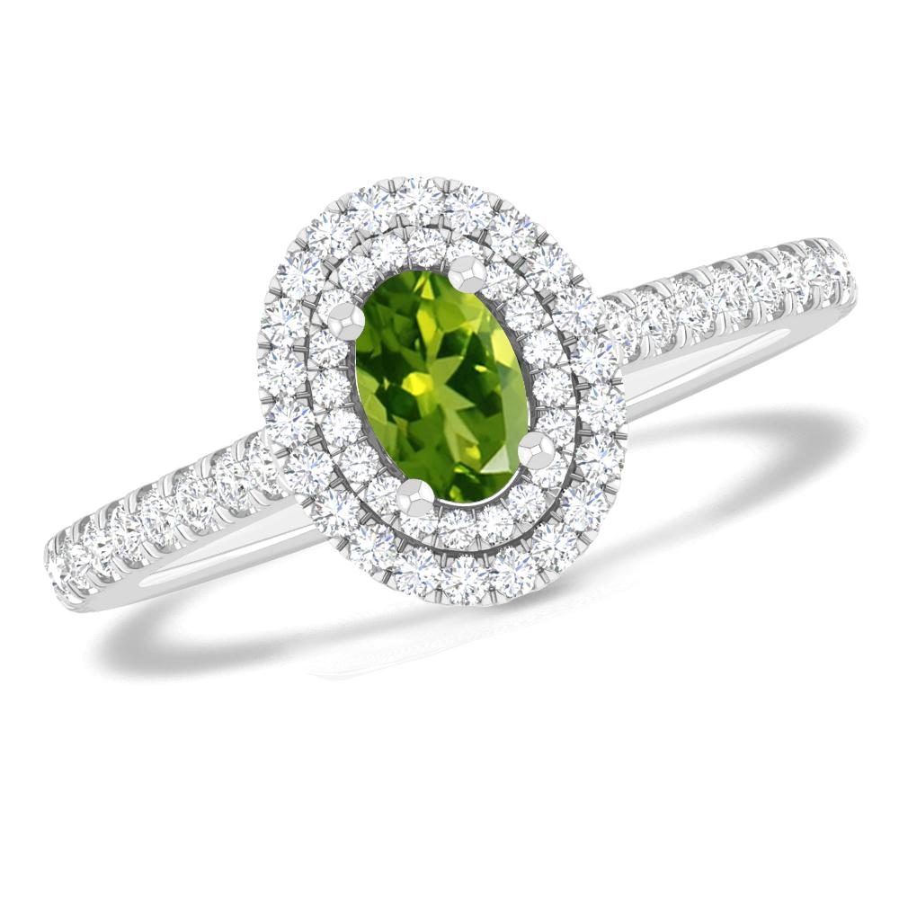 White Gold - Peridot