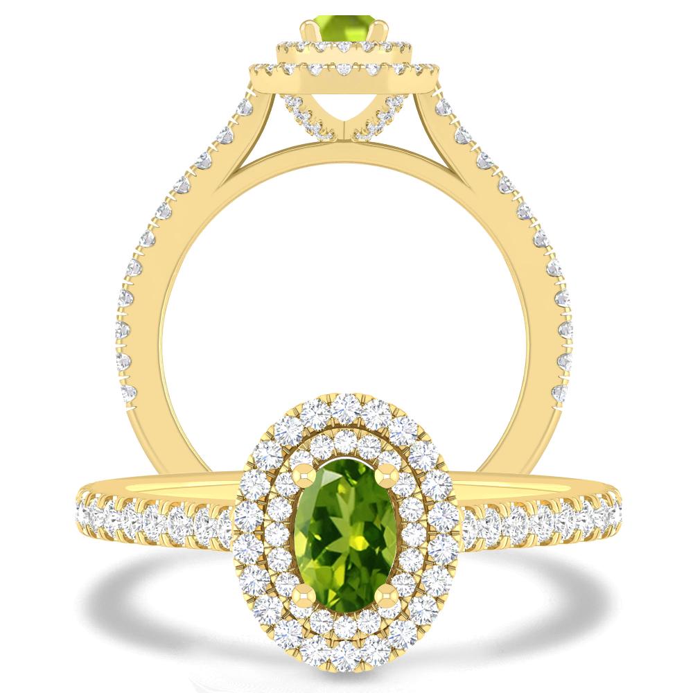 Yellow Gold - Peridot