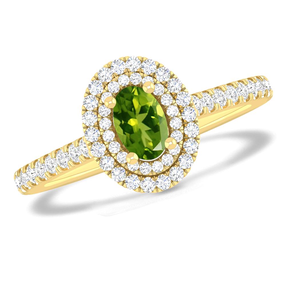 Yellow Gold - Peridot