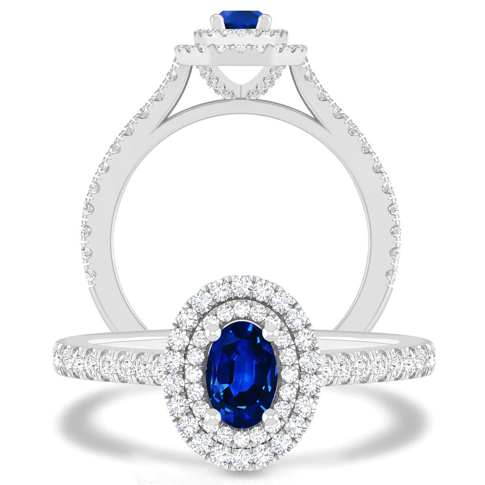 White Gold - Sapphire