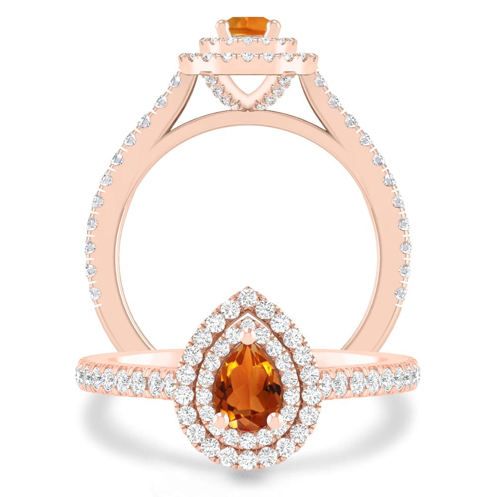 Rose Gold - Citrine