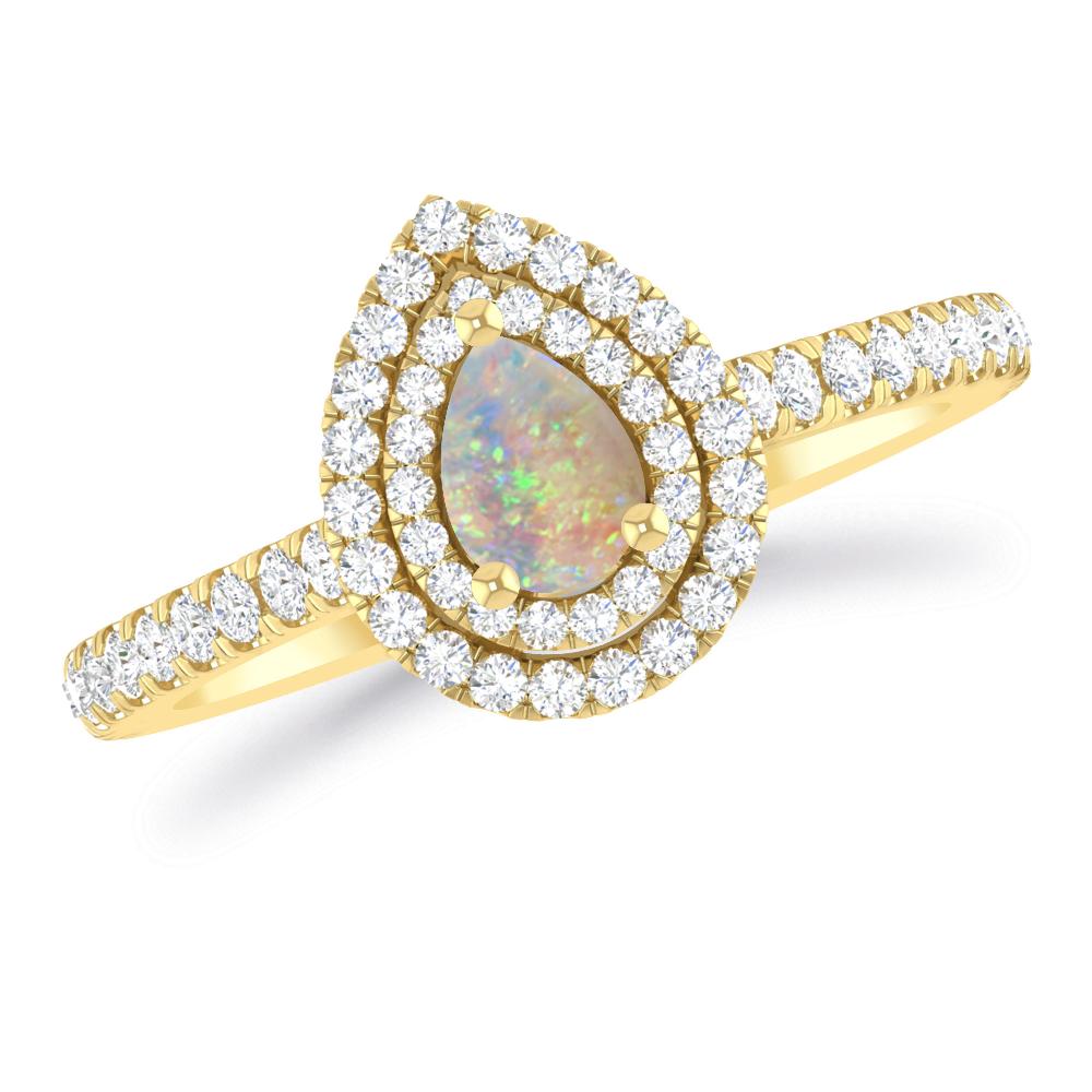 Yellow Gold - Opal