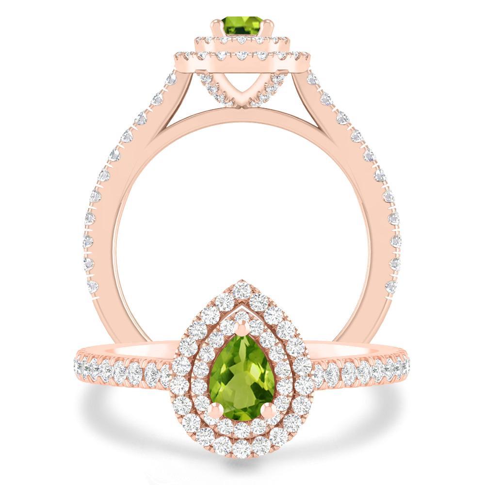 Rose Gold - Peridot