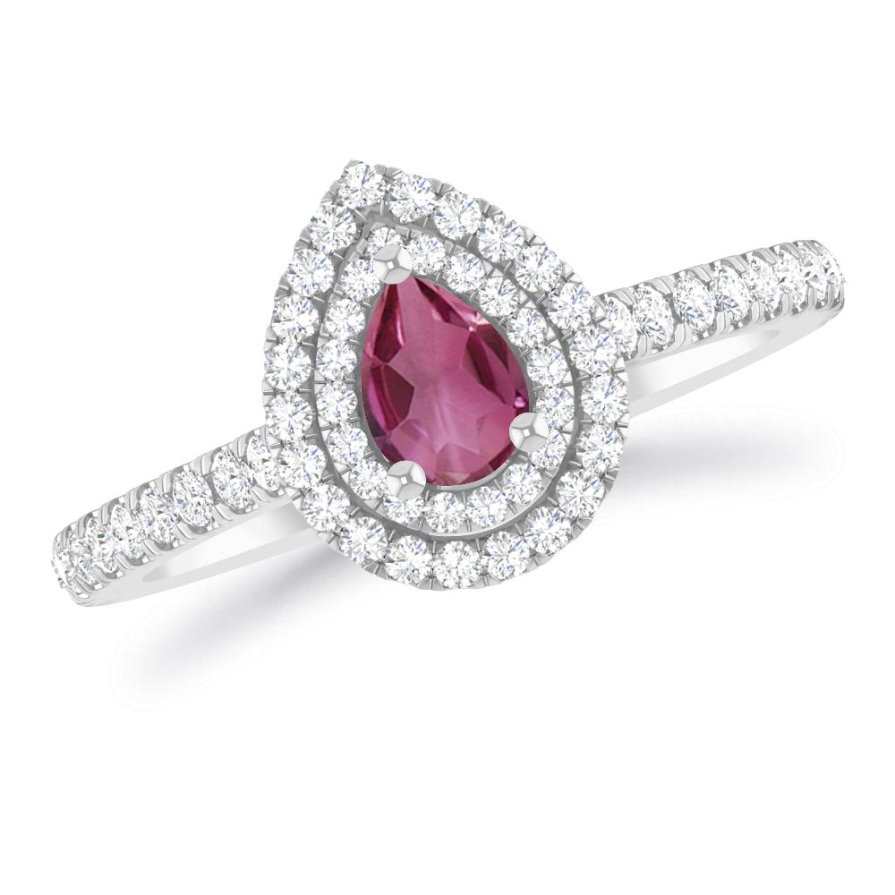 White Gold - Pink Tourmaline