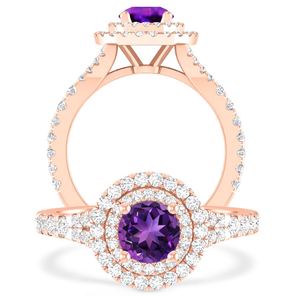 Rose Gold - Amethyst