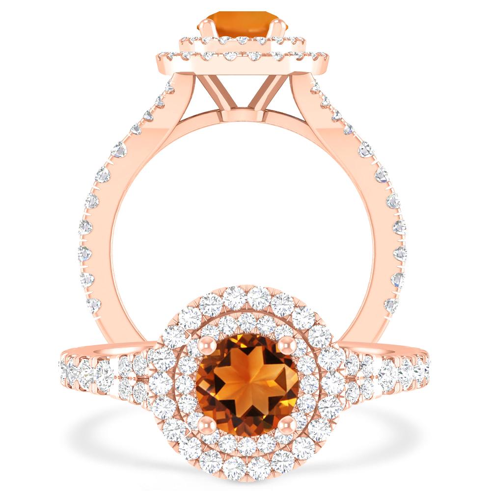 Rose Gold - Citrine