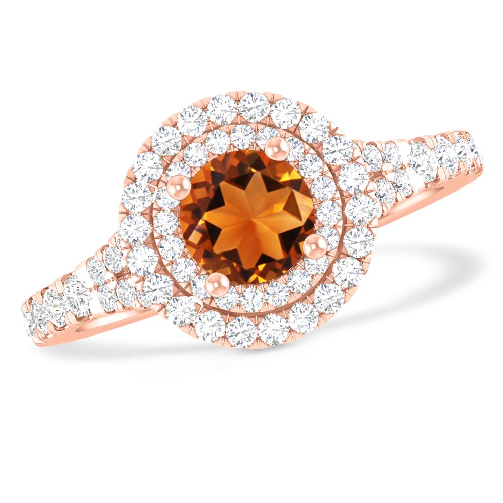 Rose Gold - Citrine