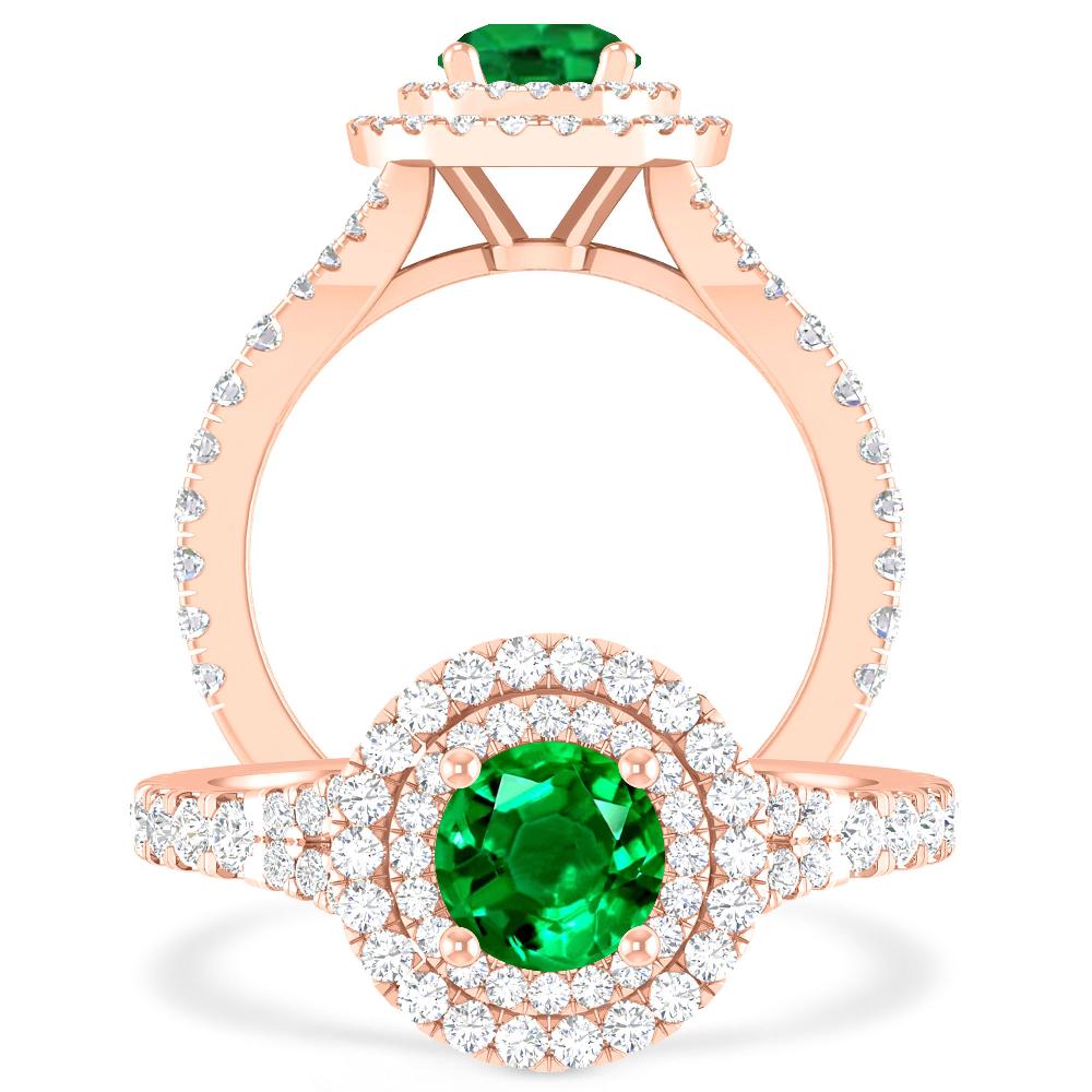 Rose Gold - Emerald