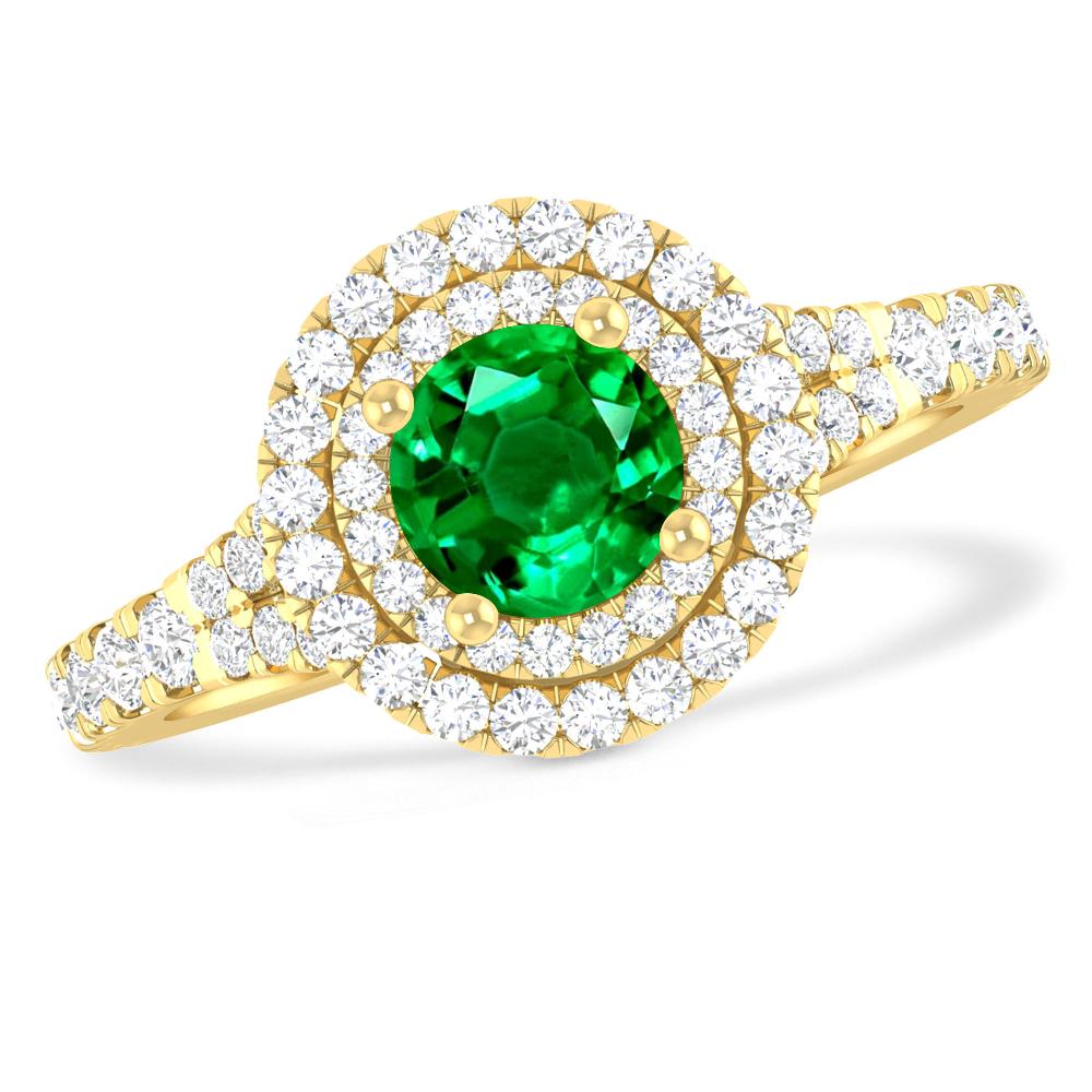 Yellow Gold - Emerald