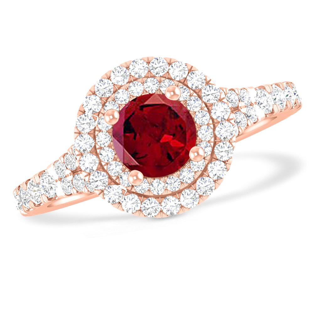 Rose Gold - Garnet