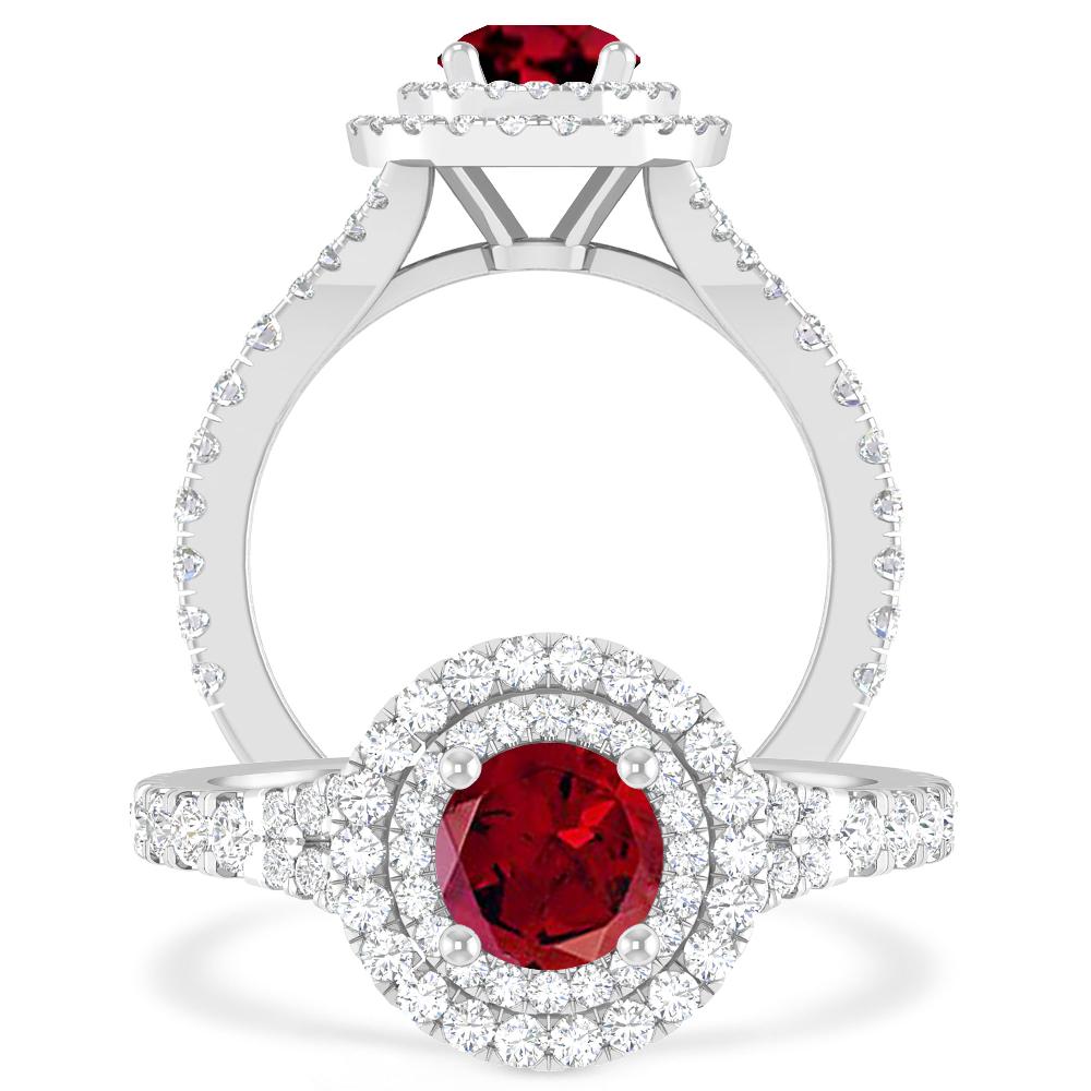 White Gold - Garnet