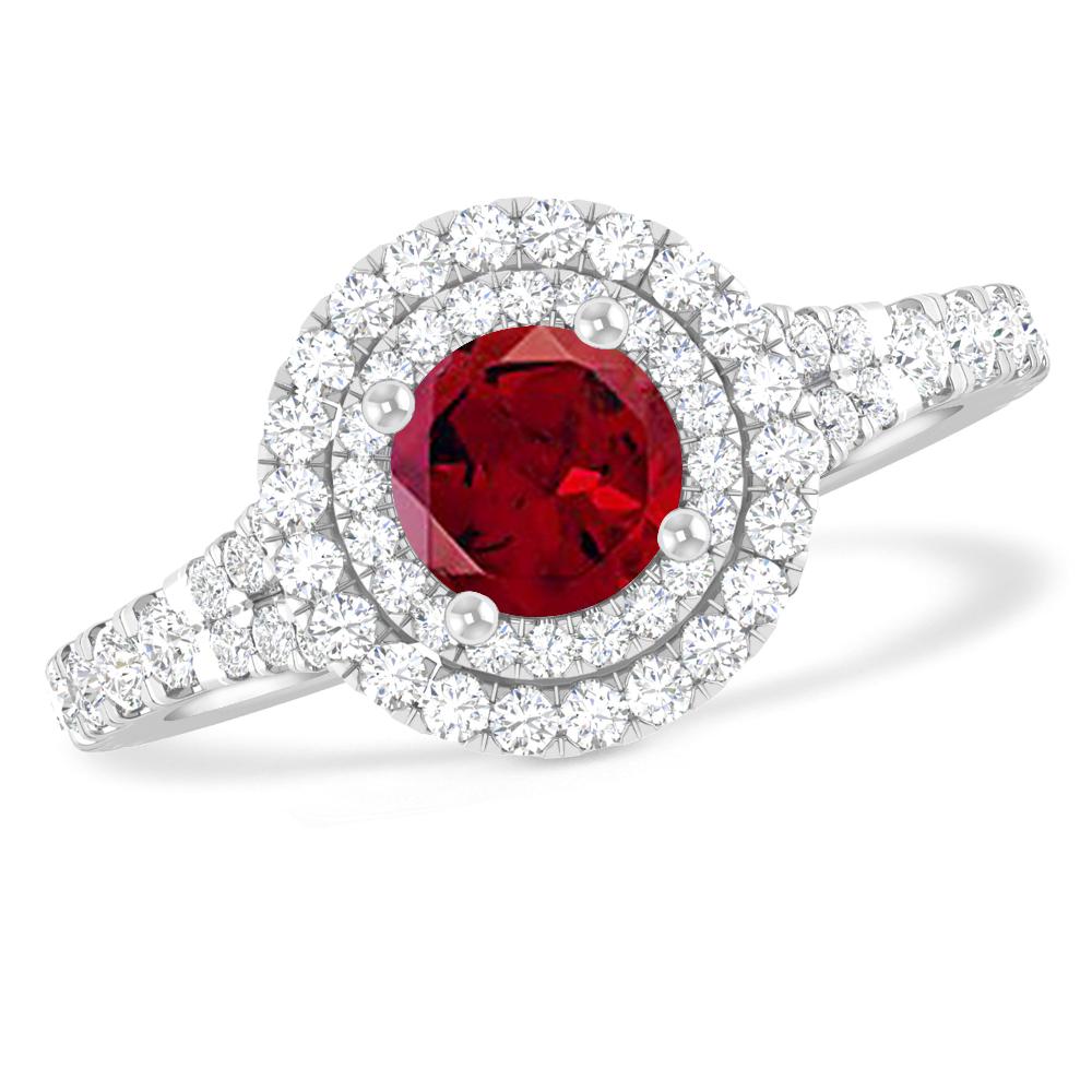 White Gold - Garnet