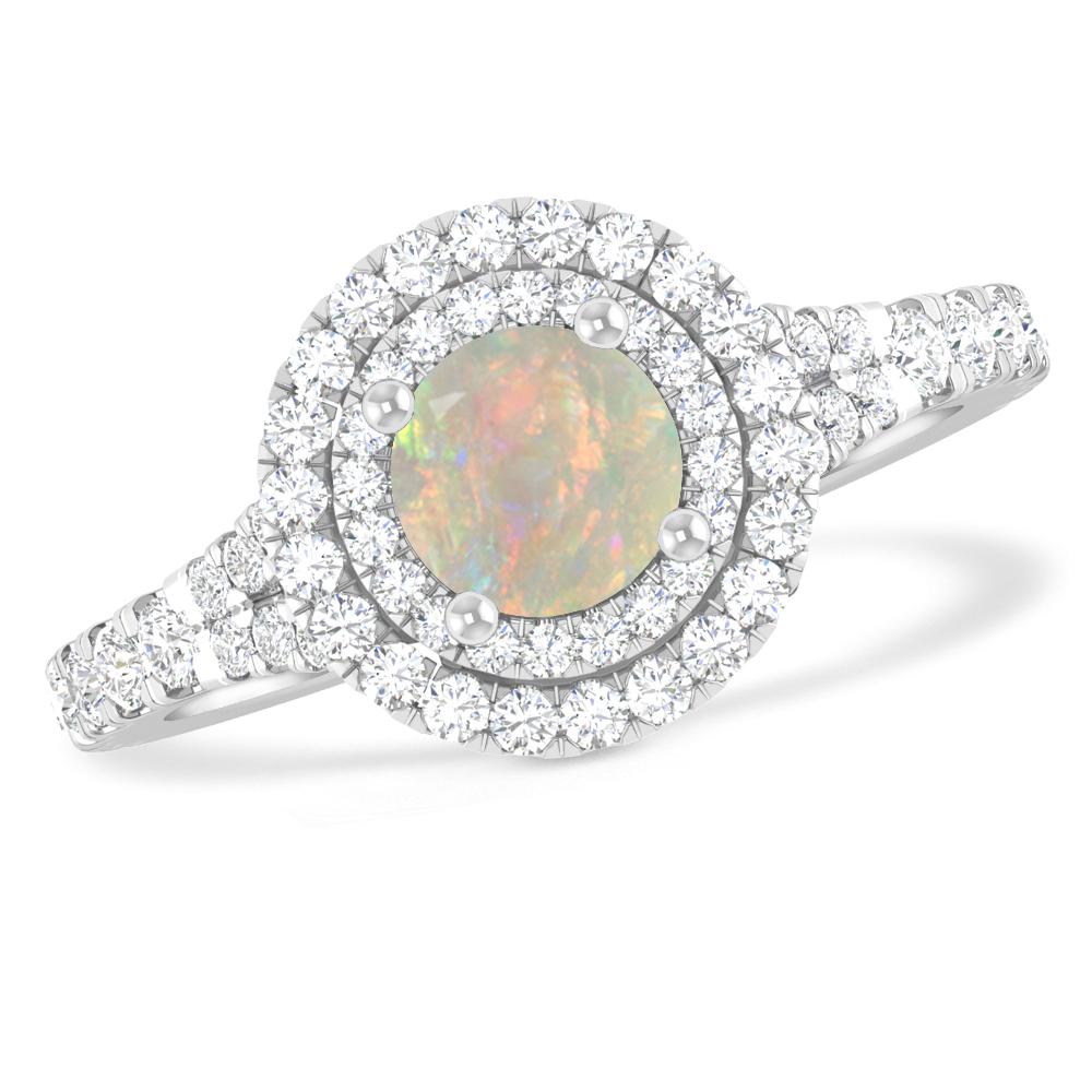 White Gold - Opal