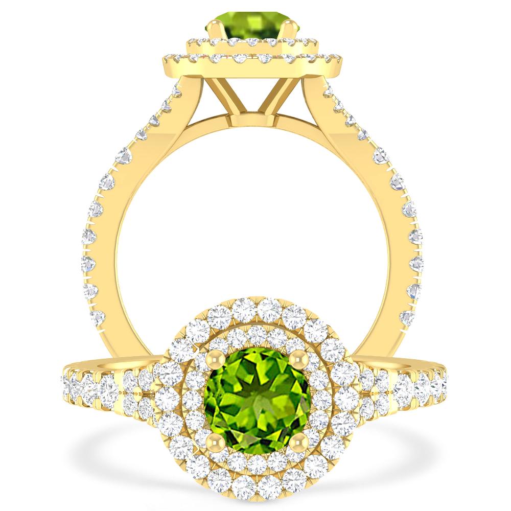 Yellow Gold - Peridot