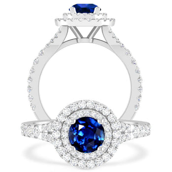 White Gold - Sapphire