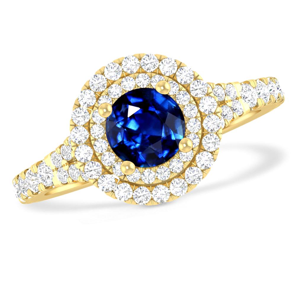 Yellow Gold - Sapphire