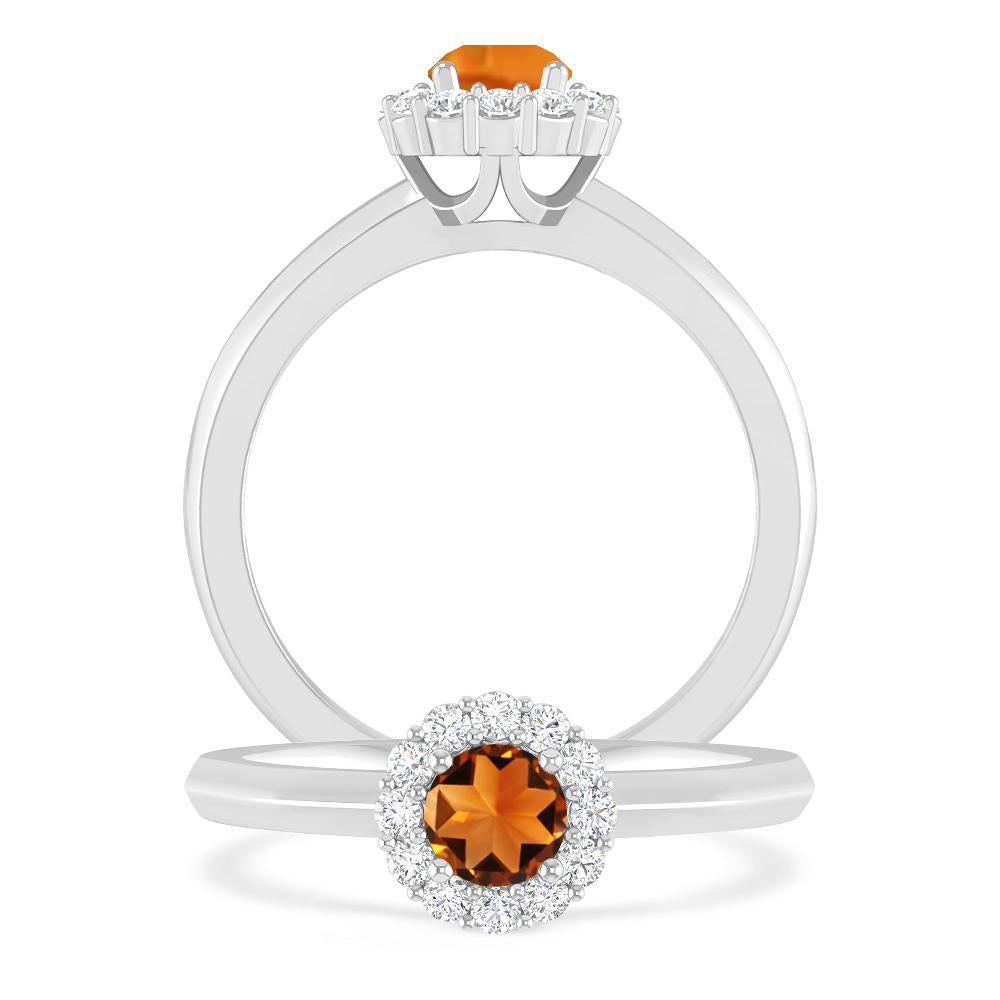 White Gold - Citrine