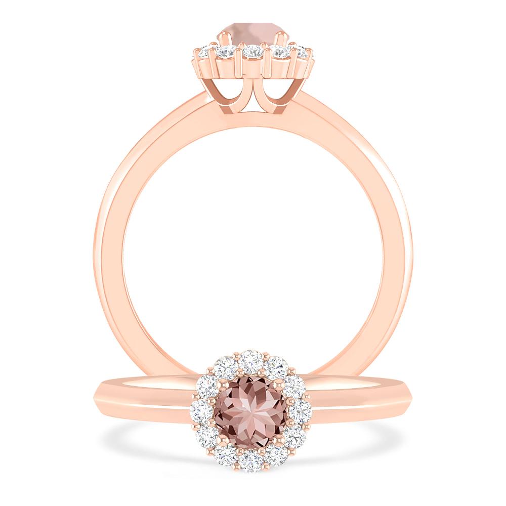 Rose Gold - Morganite