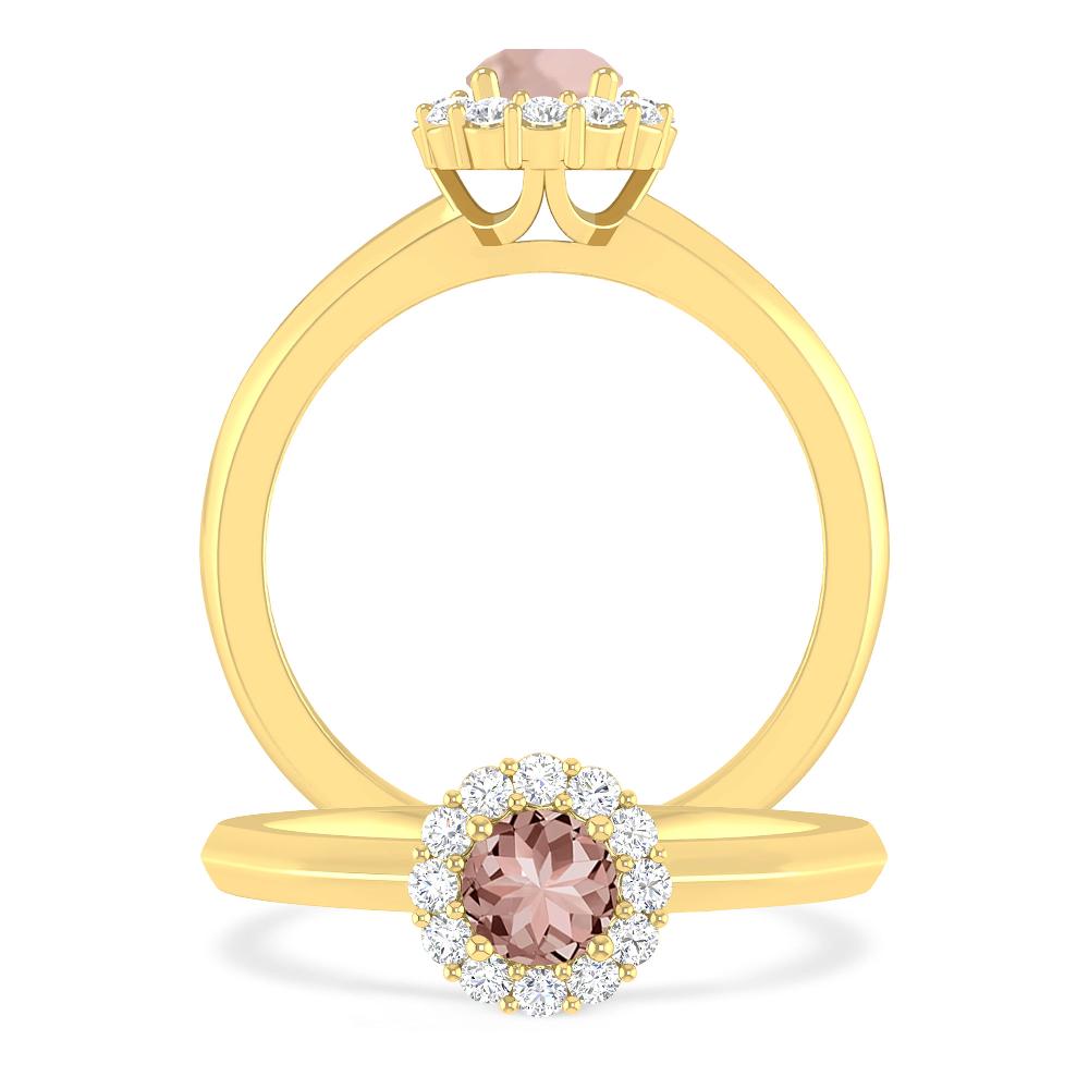 Yellow Gold - Morganite