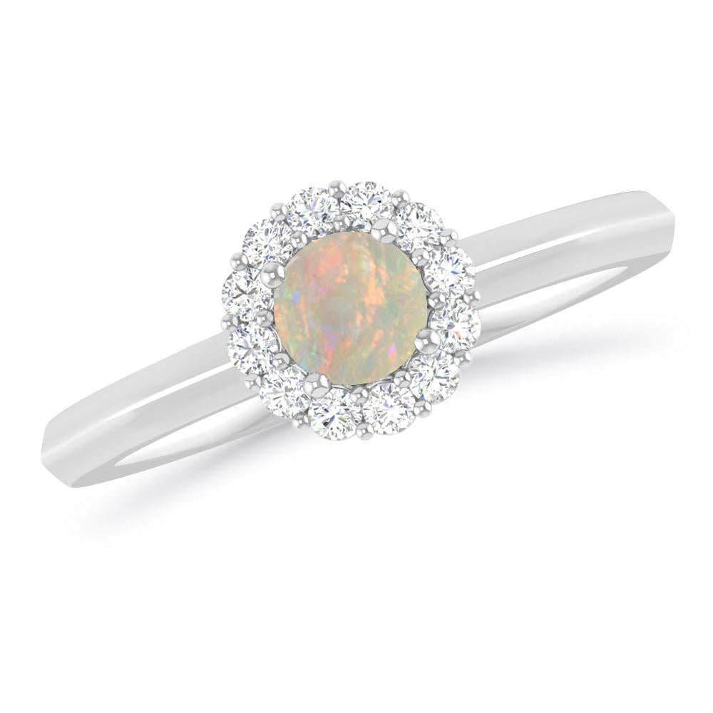 White Gold - Opal