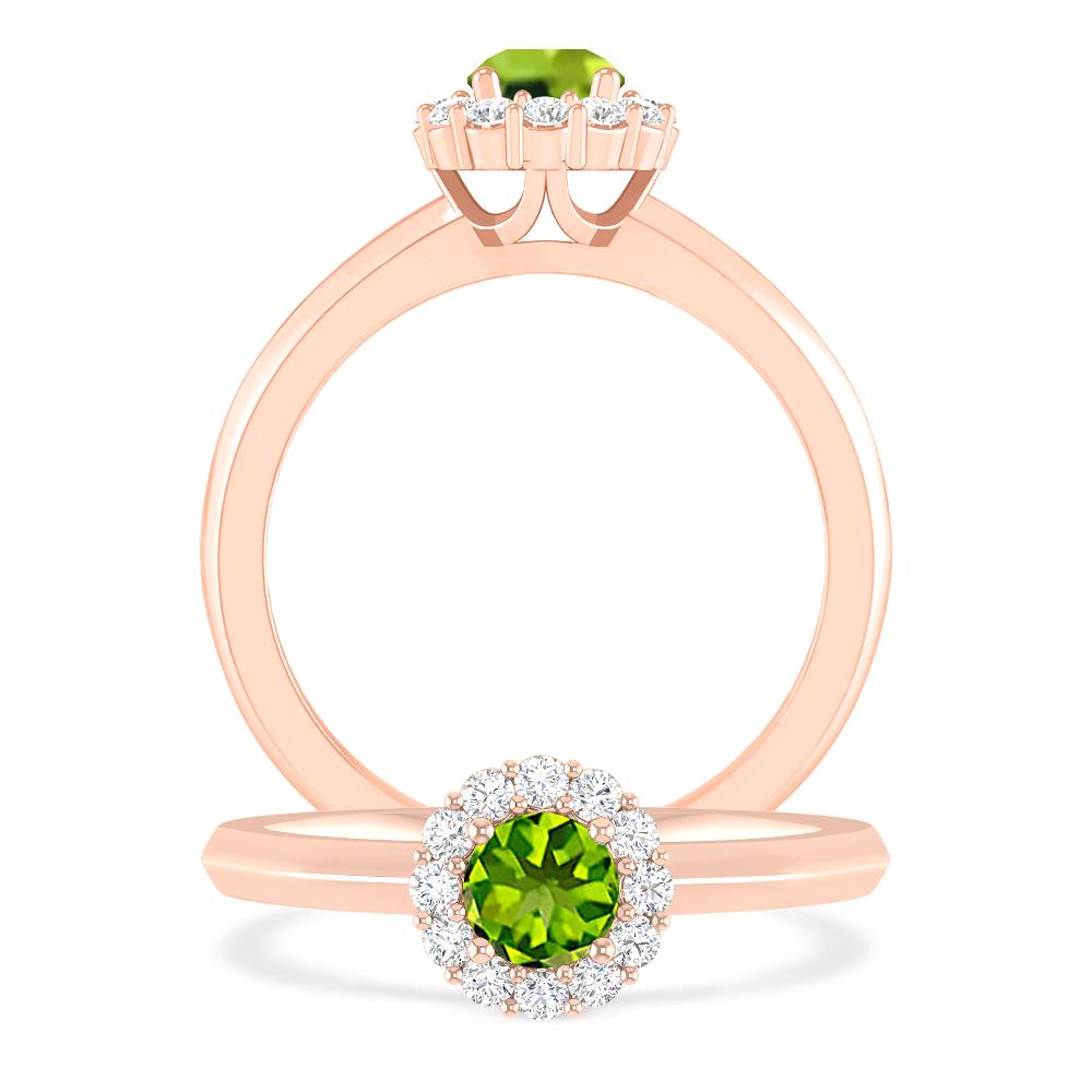 Rose Gold - Peridot