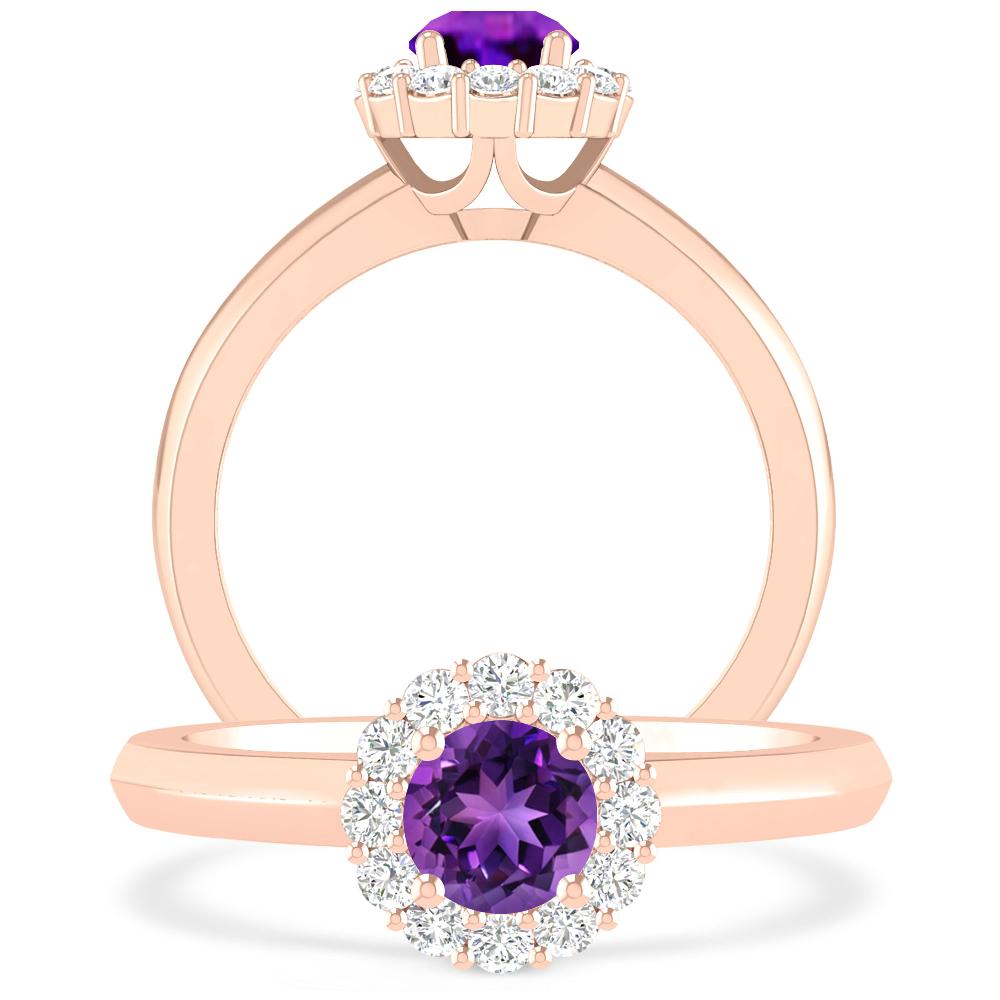 Rose Gold - Amethyst