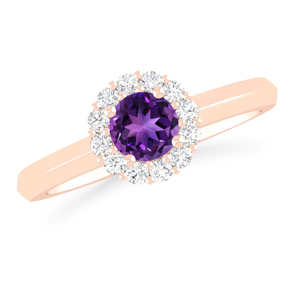 Rose Gold - Amethyst