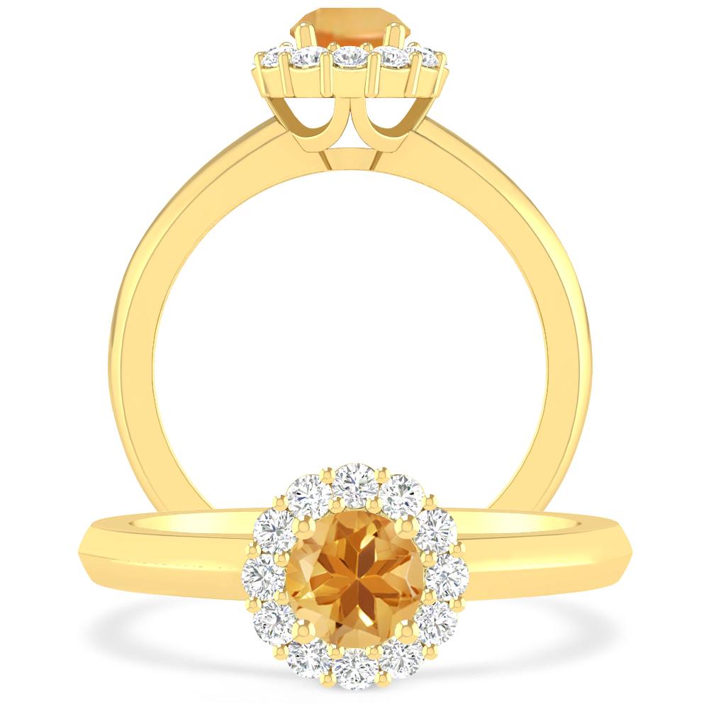 Yellow Gold - Citrine