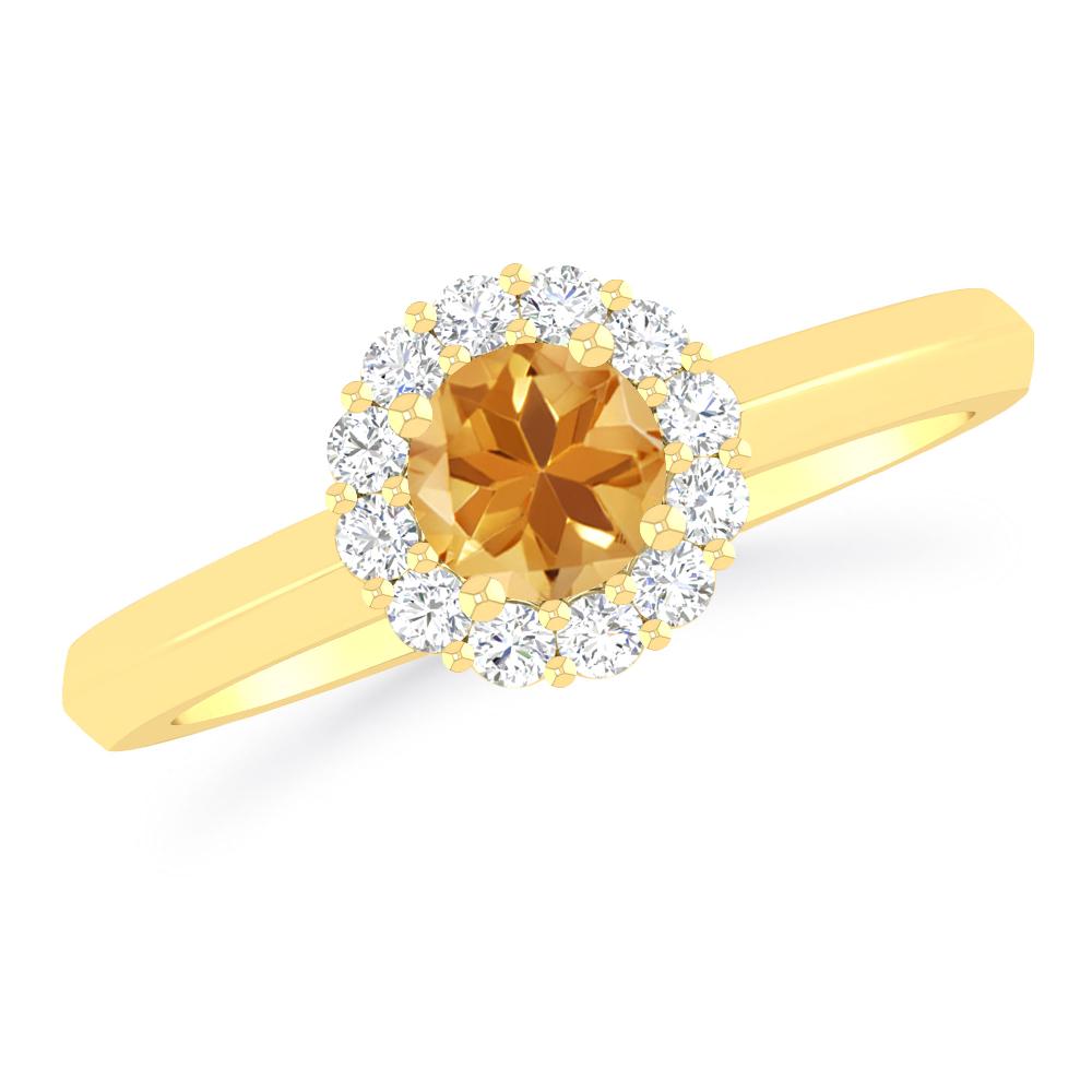 Yellow Gold - Citrine