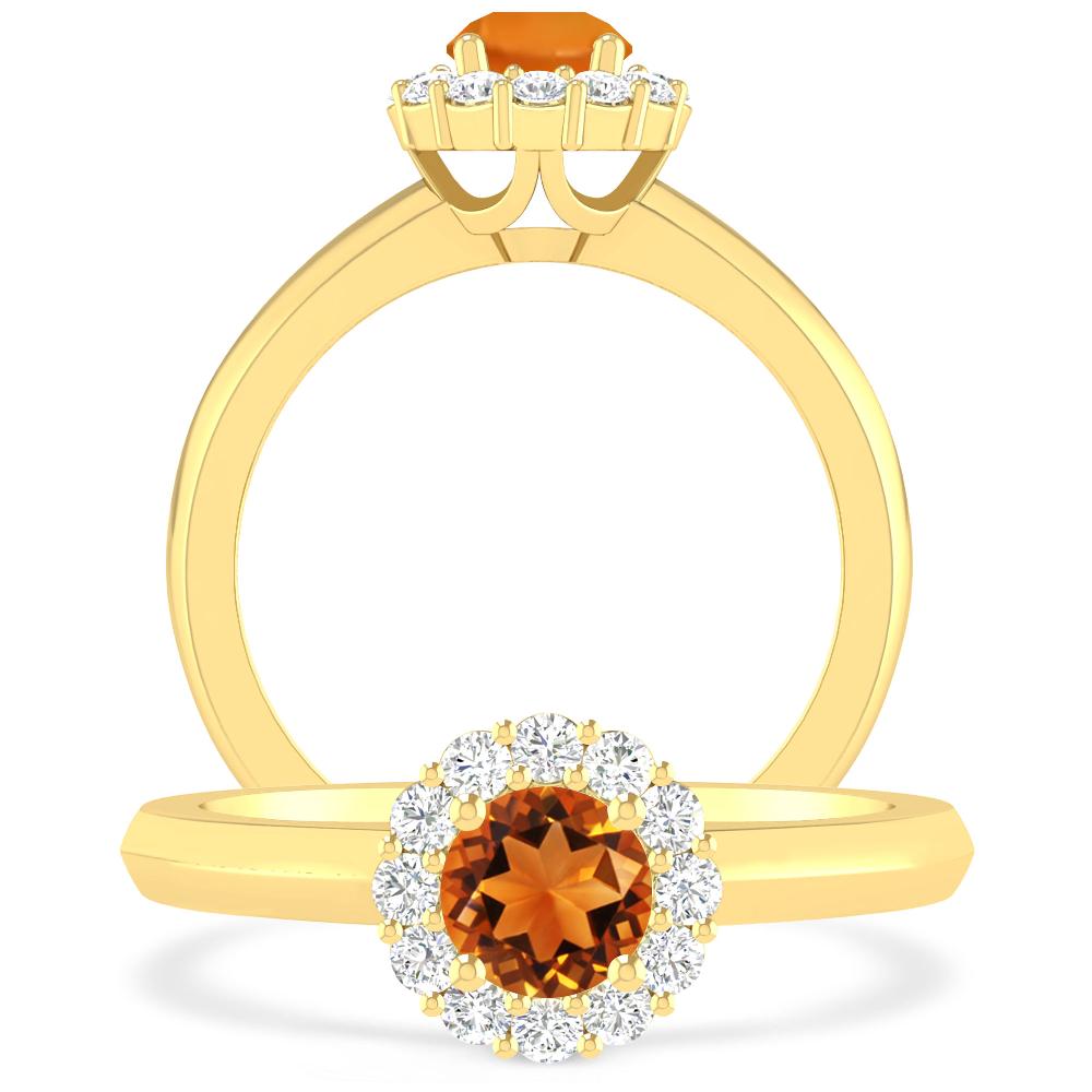 Yellow Gold - Citrine