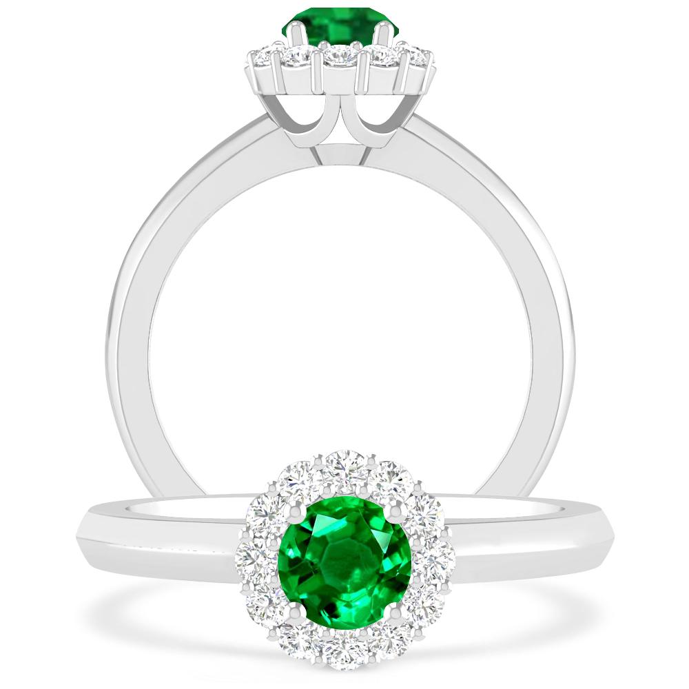 White Gold - Emerald