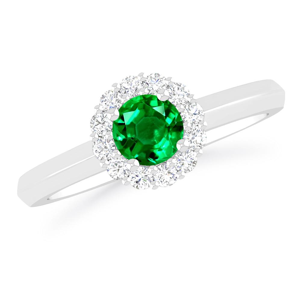 White Gold - Emerald