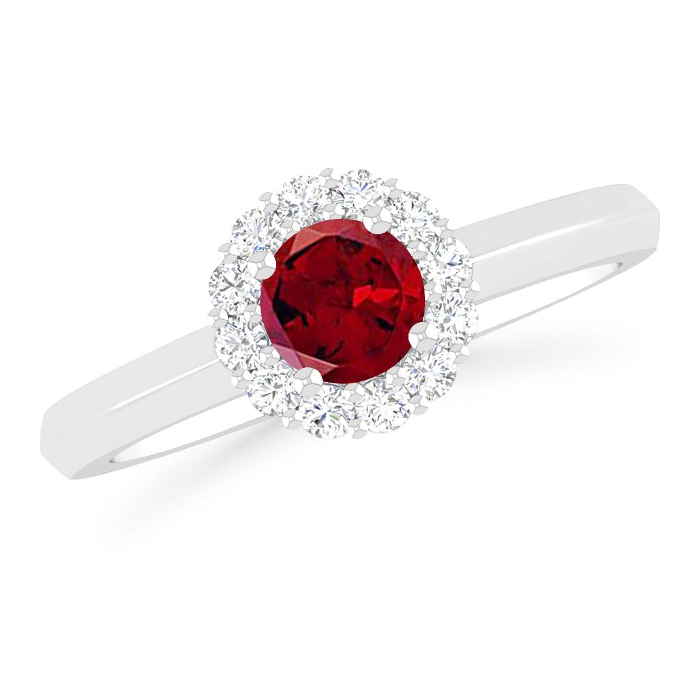 White Gold - Garnet