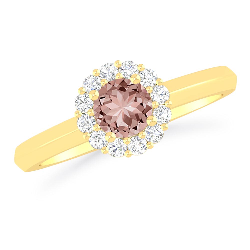 Yellow Gold - Morganite