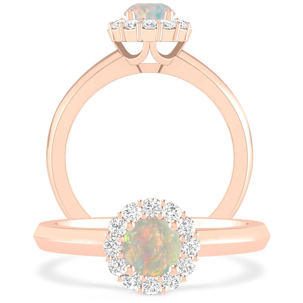 Rose Gold - Opal