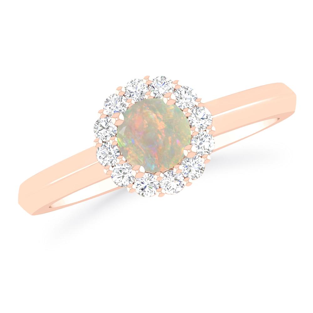 Rose Gold - Opal