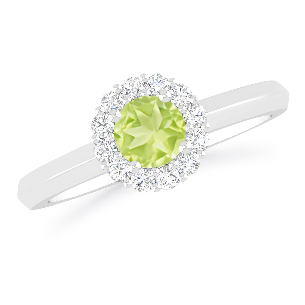 White Gold - Peridot