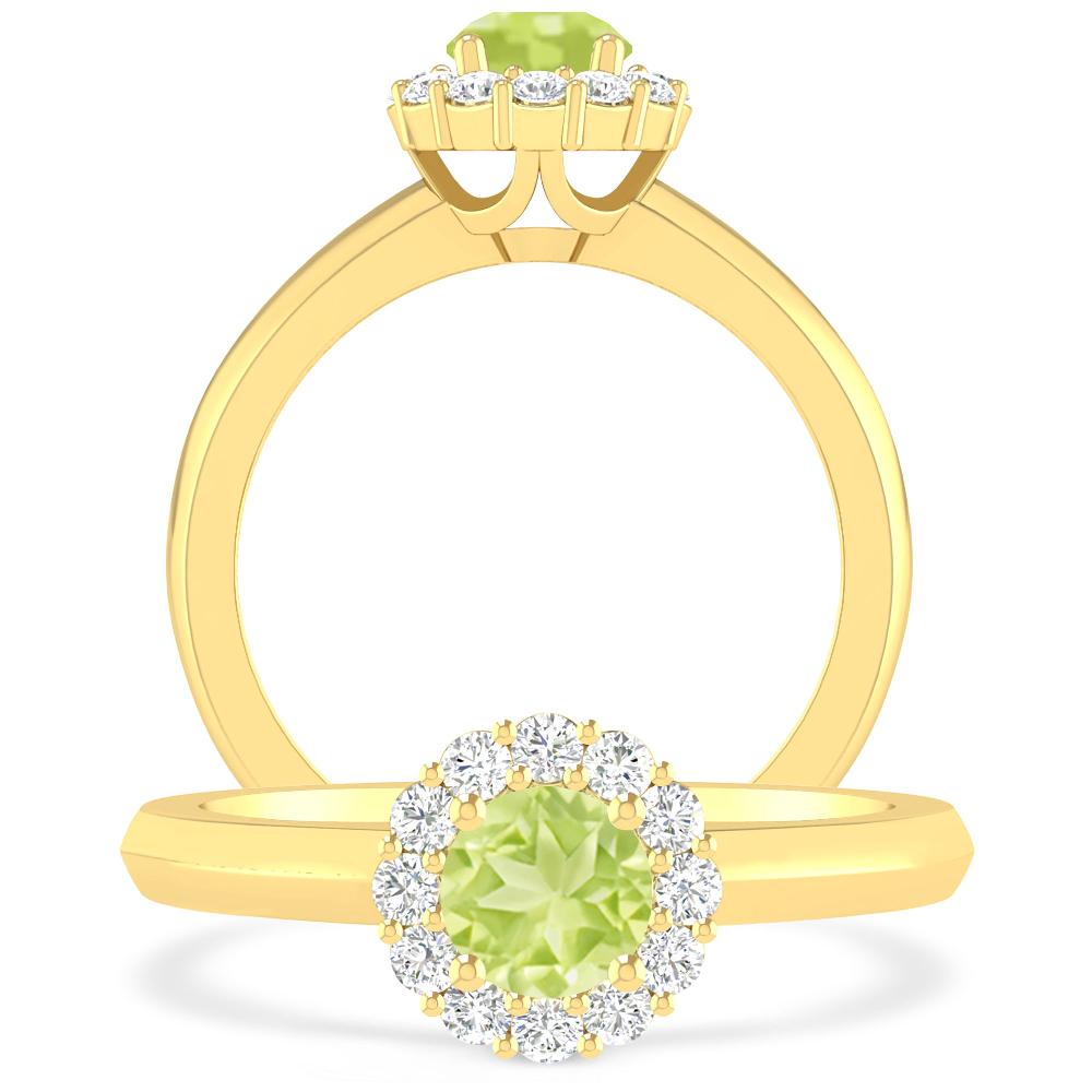 Yellow Gold - Peridot