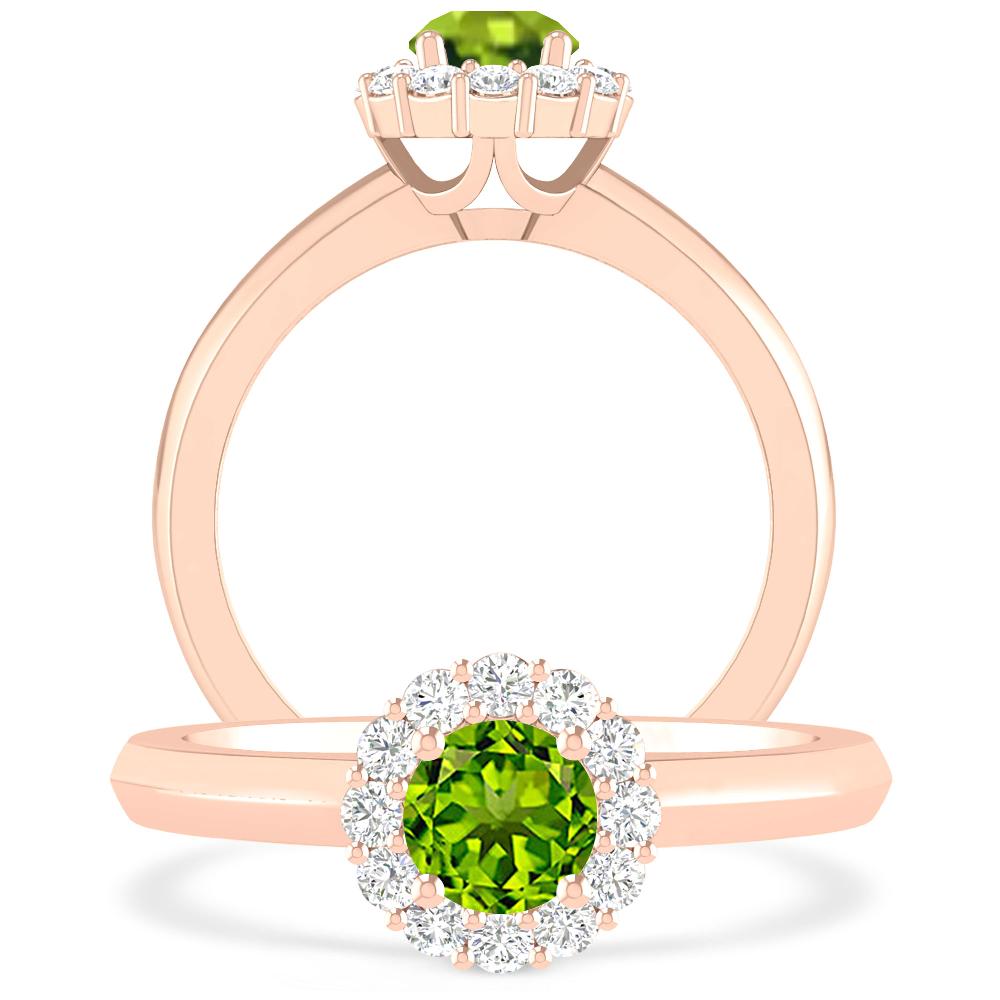 Rose Gold - Peridot