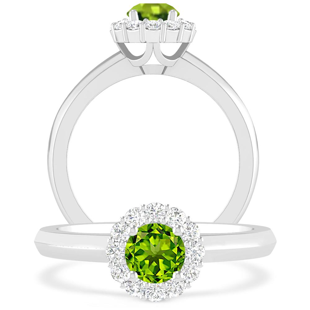 White Gold - Peridot