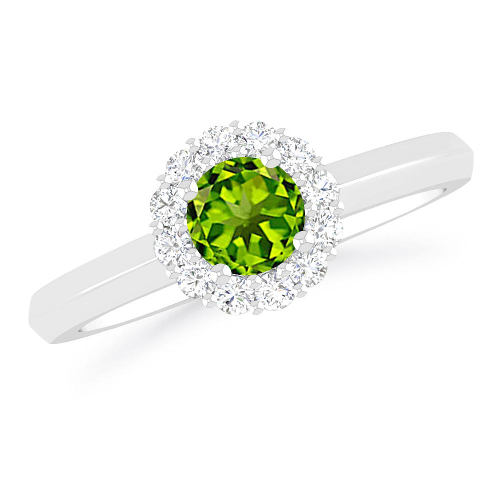 White Gold - Peridot