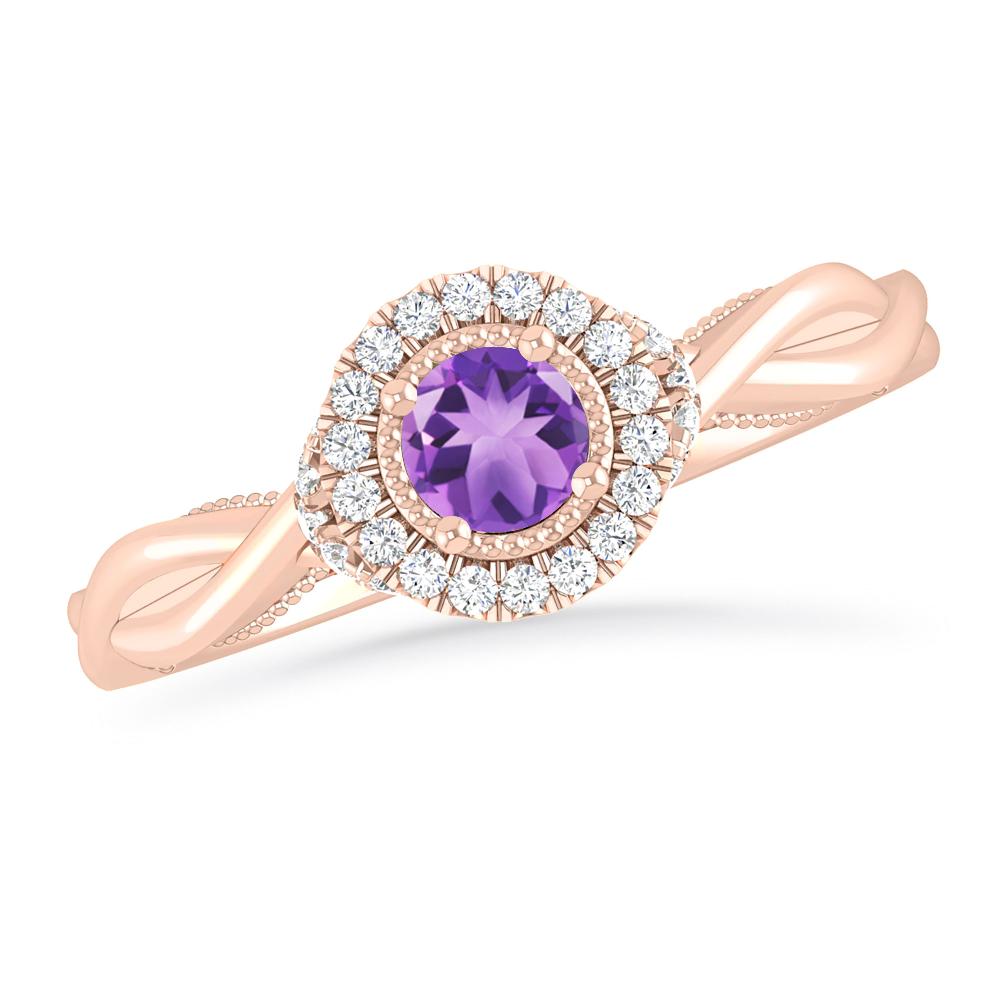 Rose Gold - Amethyst